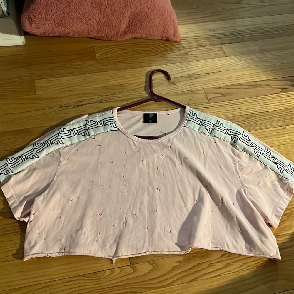 never worn cropped shirt from LF